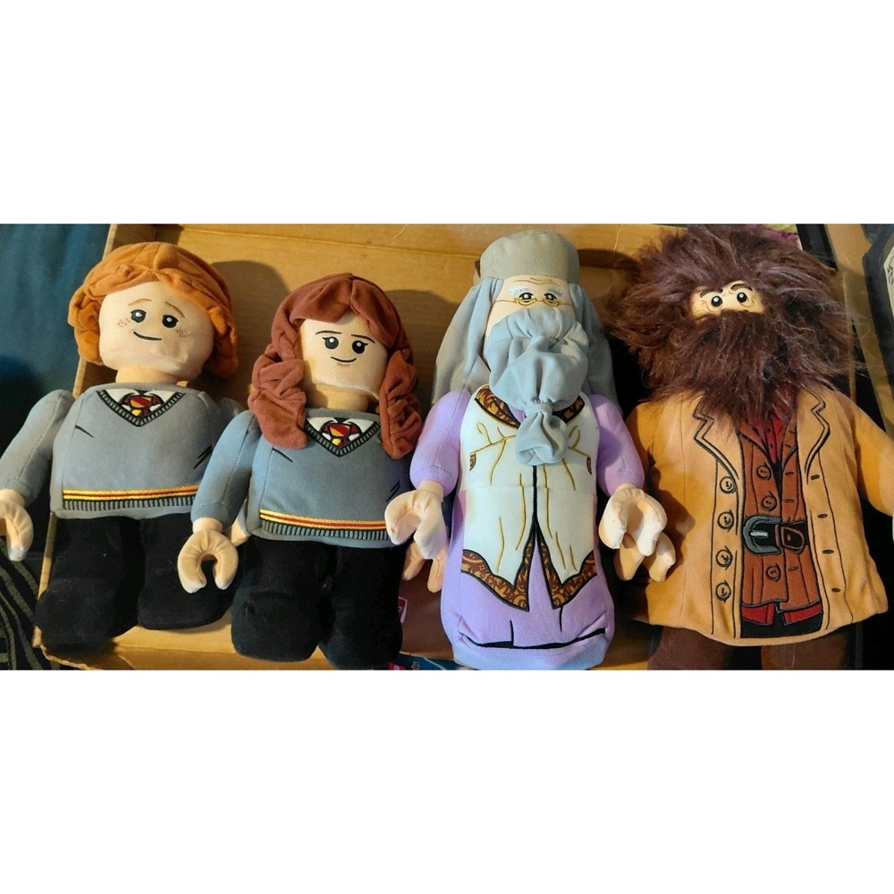 LEGO minifigures oversized plush toy collection Wizarding World Of Harry Potter